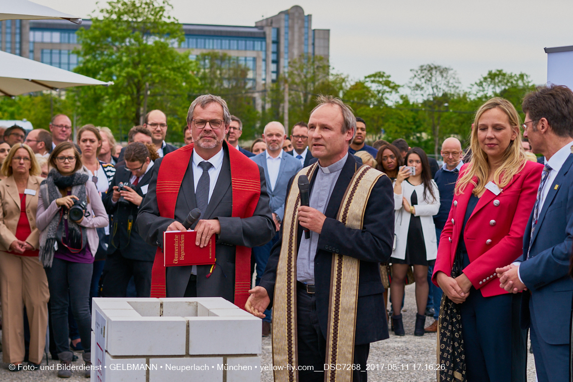 11. Mai 2017 - Grundsteinlegung für die LOGE und dem Kulturquadrat in Neuperlach